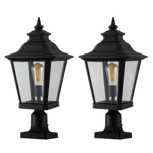 Outdoor Glass Pillar Headlights exterior decor Landscape Pathway Lighting - Velora