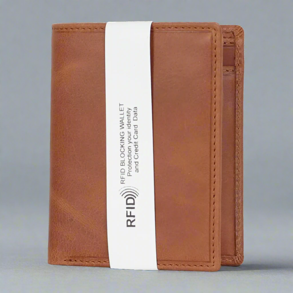 MET Men’s Upright Leather Wallet Boutique of Leathers/Open Road