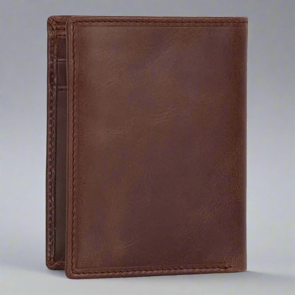MET Men’s Upright Leather Wallet Boutique of Leathers/Open Road
