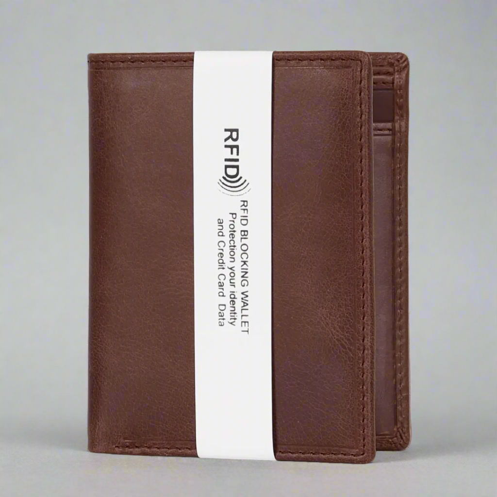 MET Men’s Upright Leather Wallet Boutique of Leathers/Open Road