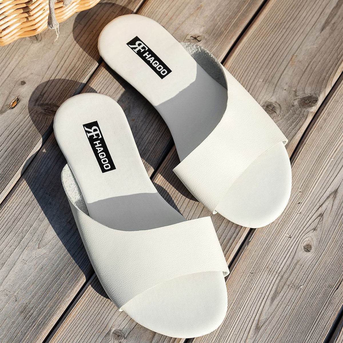 Fashion Fish Mouth Flat Slides Slippers Summer Seaside Vacation Beach Shoes For Women Sandals - Velora