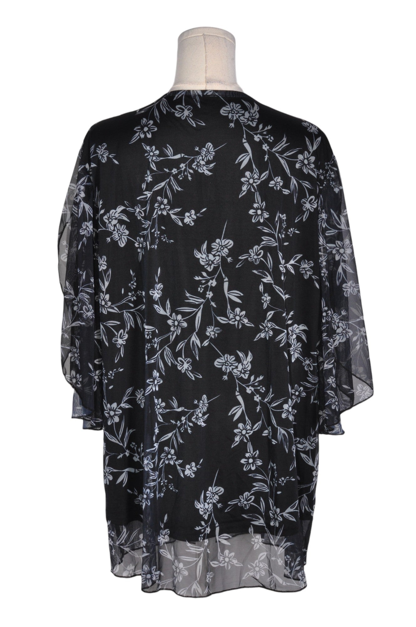 UNBRANDED Women Tunics Regular fit in Black - 2XL Koop