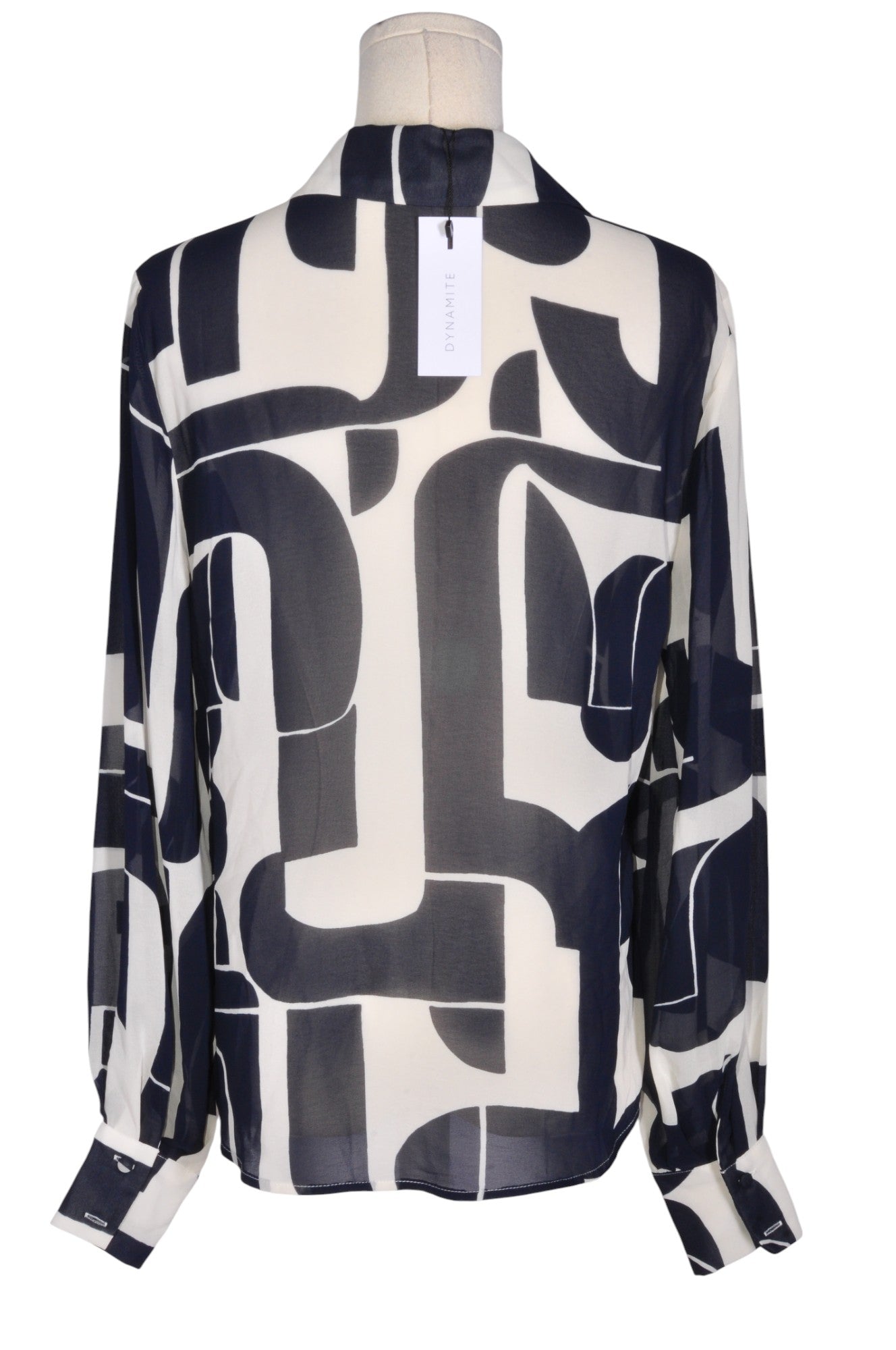 DYNAMITE Women Button Down Tops Regular fit in Blue - S - Velora