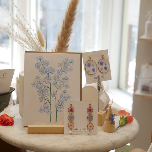 Boucles d'oreilles Perla trio- rond - Velora