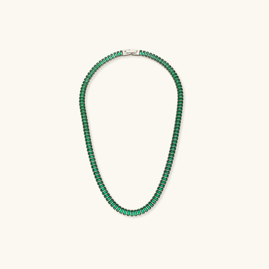 18K Gold Plated Zora Diamond Necklace with AAAAA Simulants – Hypoallergenic and Water Resistant - Velora