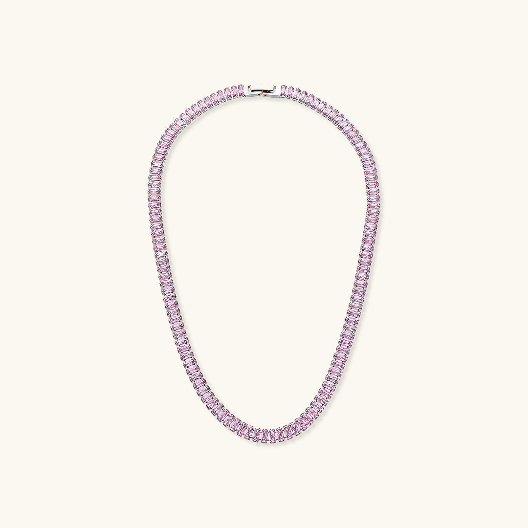 18K Gold Plated Zora Diamond Necklace with AAAAA Simulants – Hypoallergenic and Water Resistant - Velora