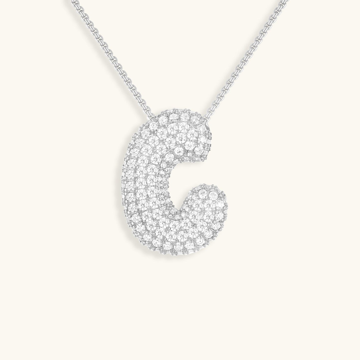 18k Gold Initial Diamond Necklace for Women – Personalized Customizable Pendant, Hypoallergenic and Waterproof - Velora