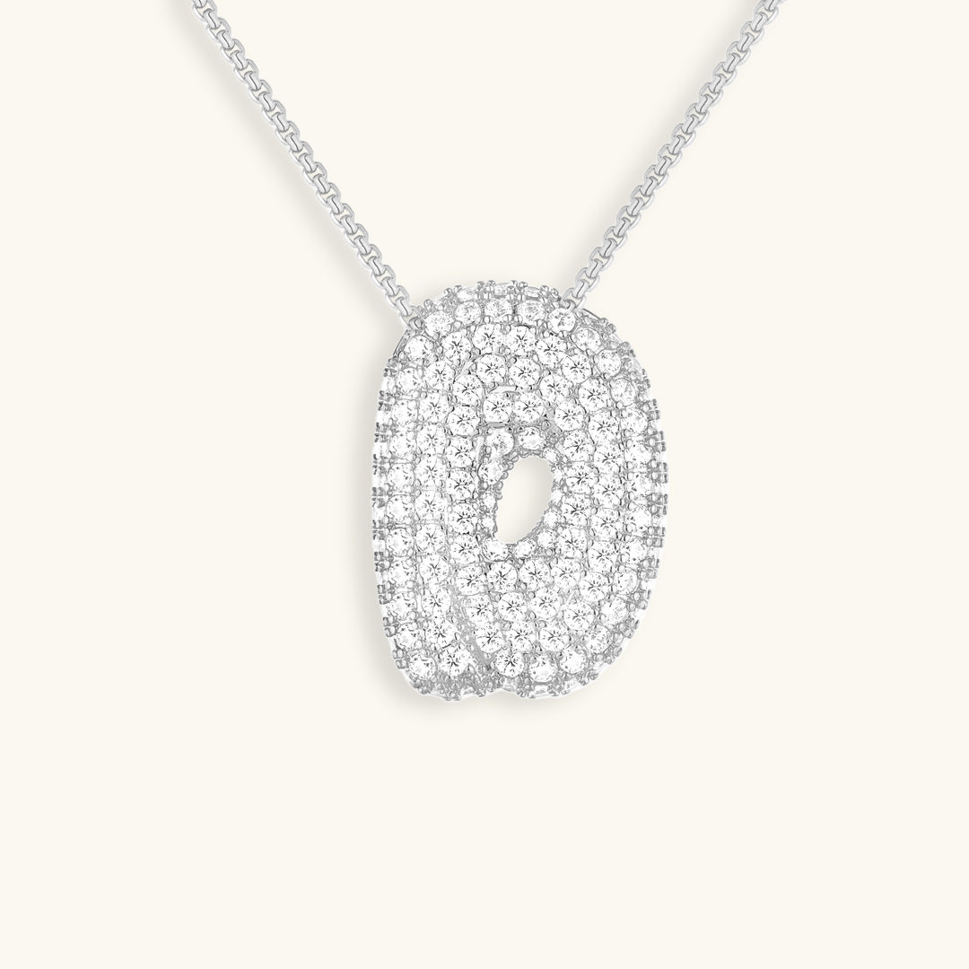 18k Gold Initial Diamond Necklace for Women – Personalized Customizable Pendant, Hypoallergenic and Waterproof - Velora