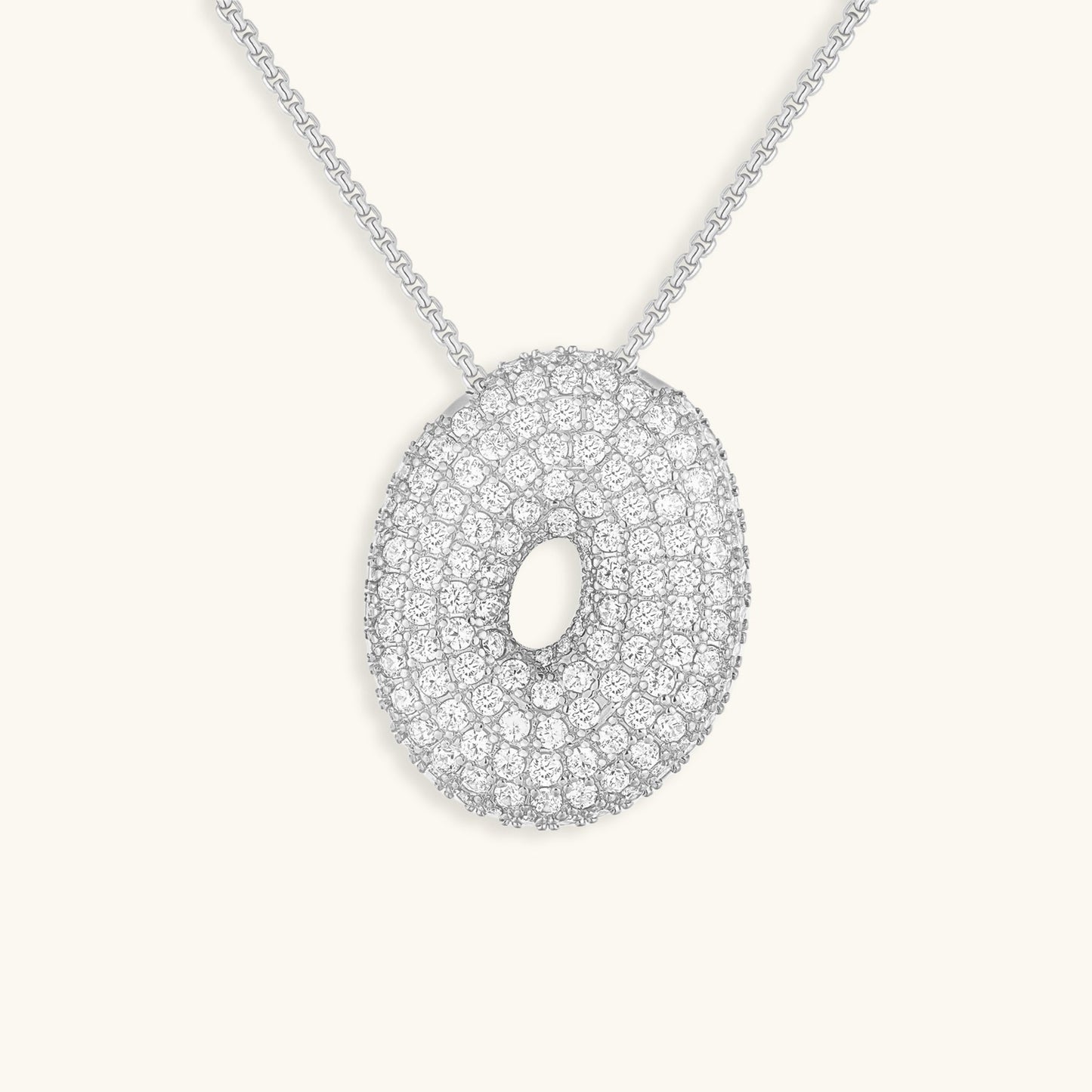 18k Gold Initial Diamond Necklace for Women – Personalized Customizable Pendant, Hypoallergenic and Waterproof - Velora