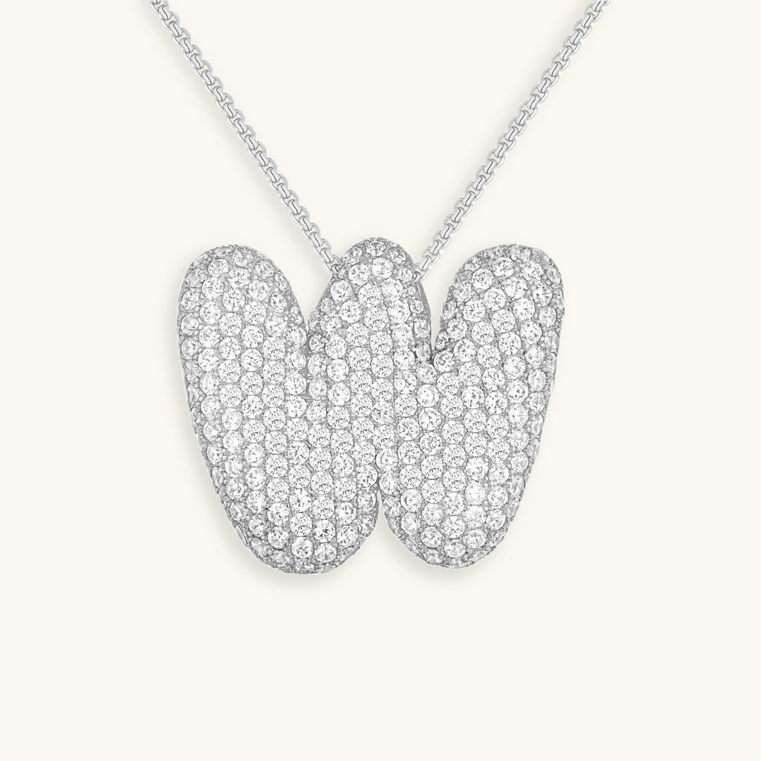 18k Gold Initial Diamond Necklace for Women – Personalized Customizable Pendant, Hypoallergenic and Waterproof - Velora