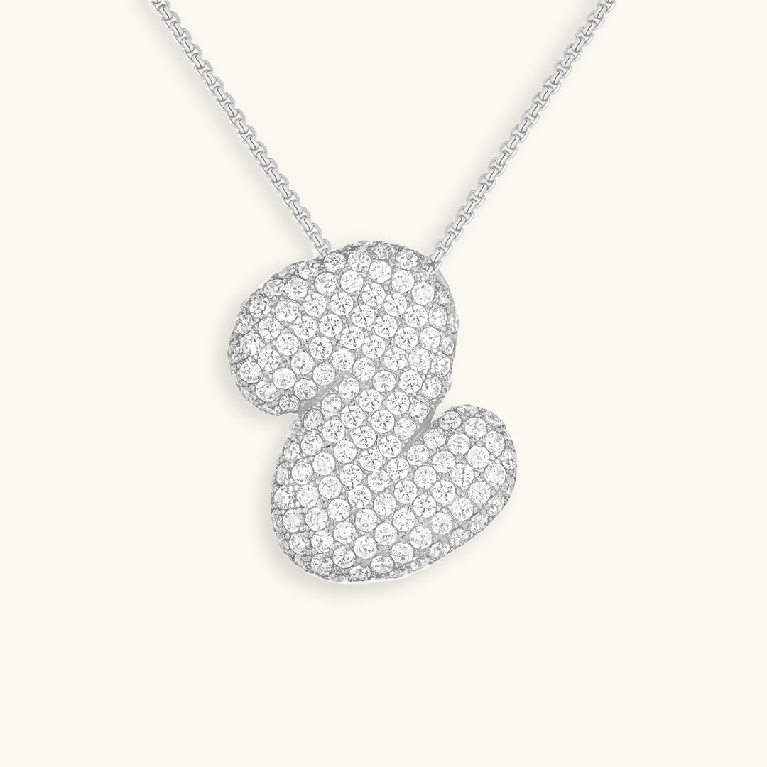 18k Gold Initial Diamond Necklace for Women – Personalized Customizable Pendant, Hypoallergenic and Waterproof - Velora