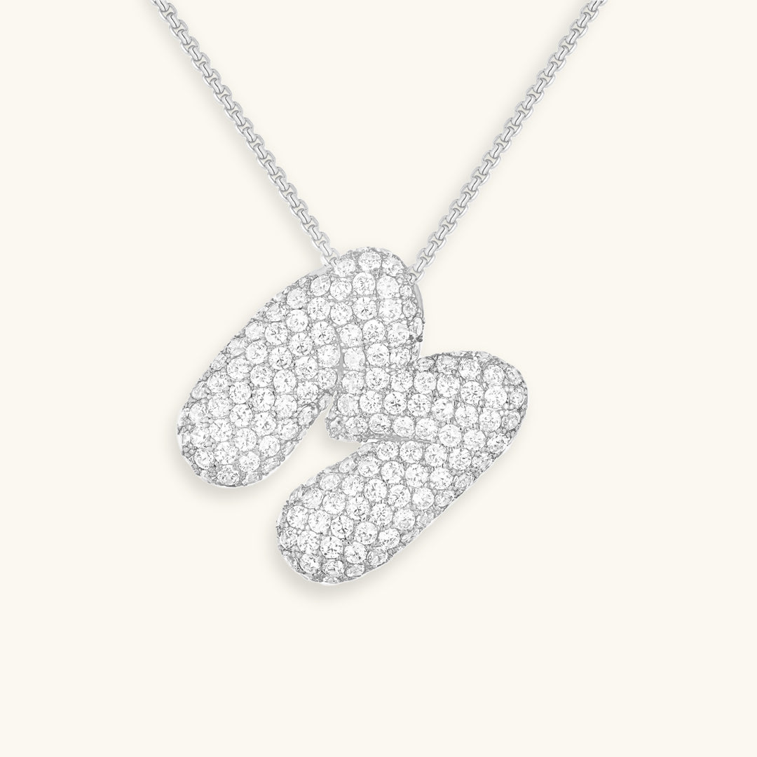 18k Gold Initial Diamond Necklace for Women – Personalized Customizable Pendant, Hypoallergenic and Waterproof - Velora
