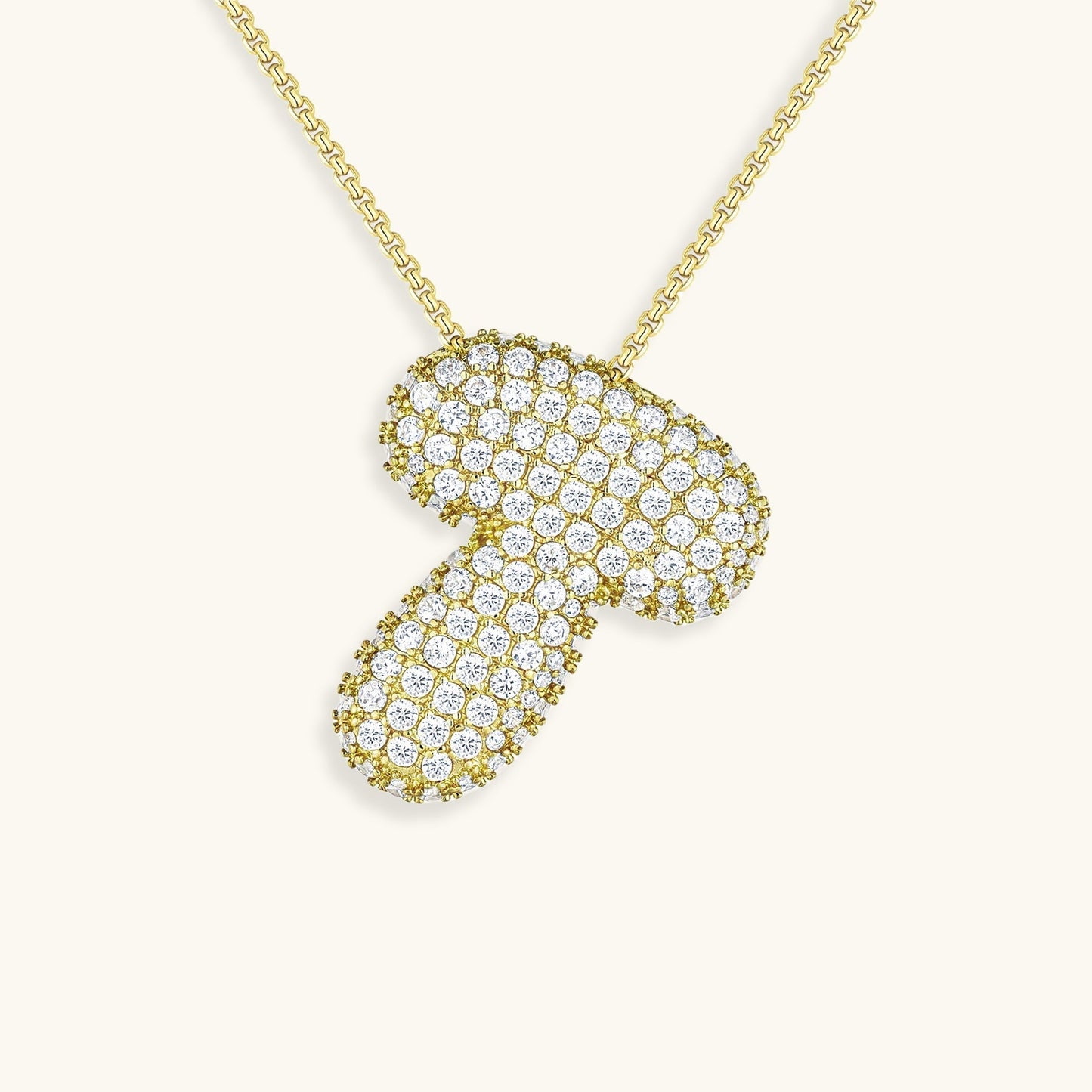 18k Gold Initial Diamond Necklace for Women – Personalized Customizable Pendant, Hypoallergenic and Waterproof - Velora