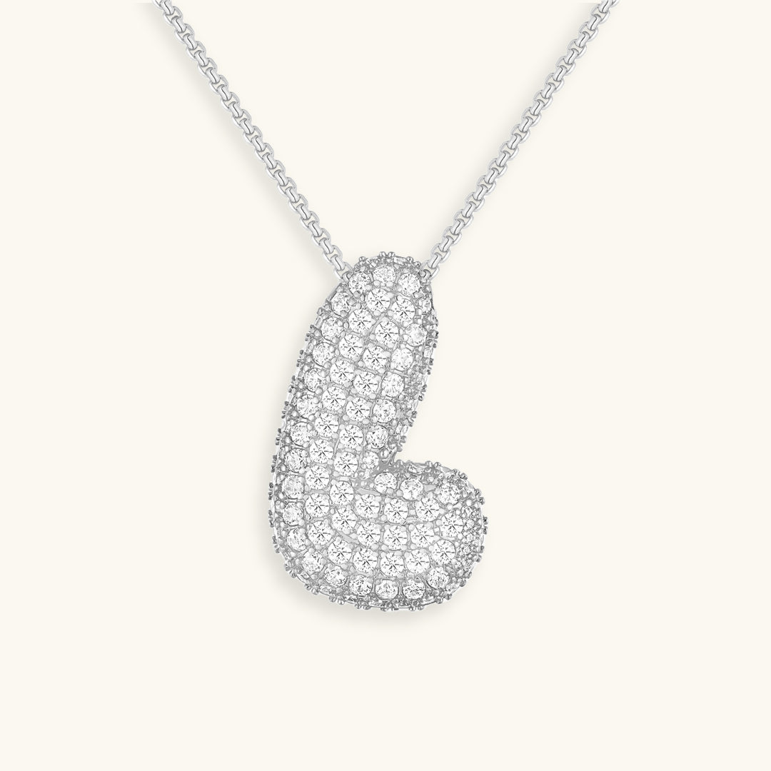 18k Gold Initial Diamond Necklace for Women – Personalized Customizable Pendant, Hypoallergenic and Waterproof - Velora