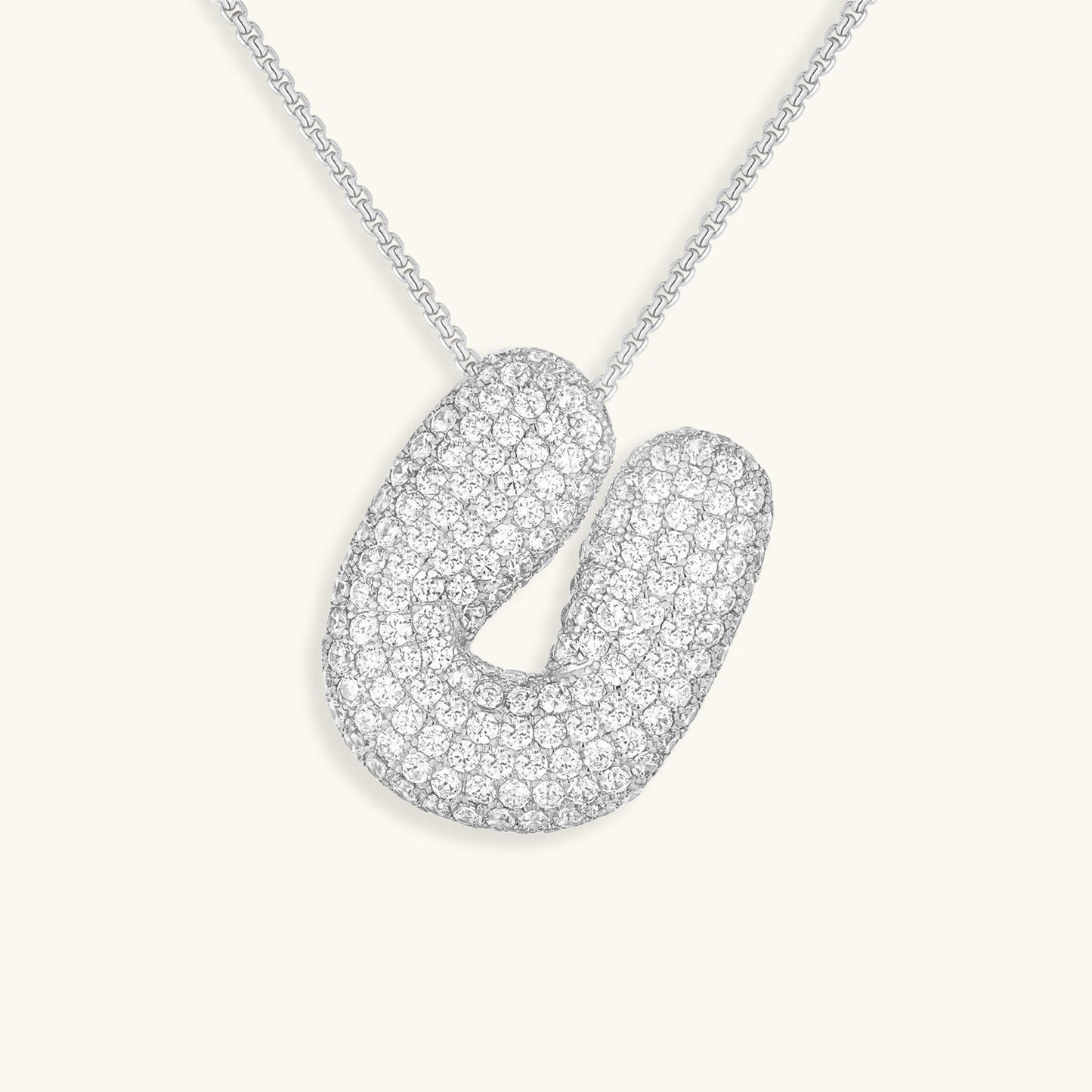 18k Gold Initial Diamond Necklace for Women – Personalized Customizable Pendant, Hypoallergenic and Waterproof - Velora
