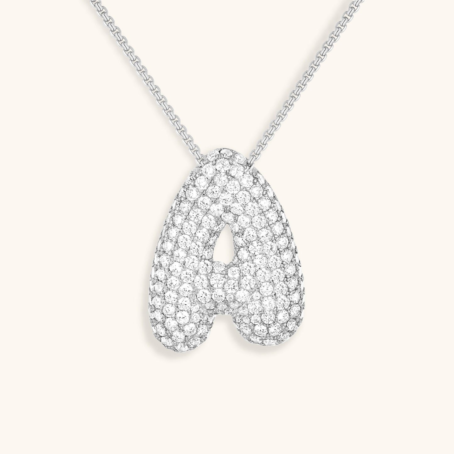 18k Gold Initial Diamond Necklace for Women – Personalized Customizable Pendant, Hypoallergenic and Waterproof - Velora