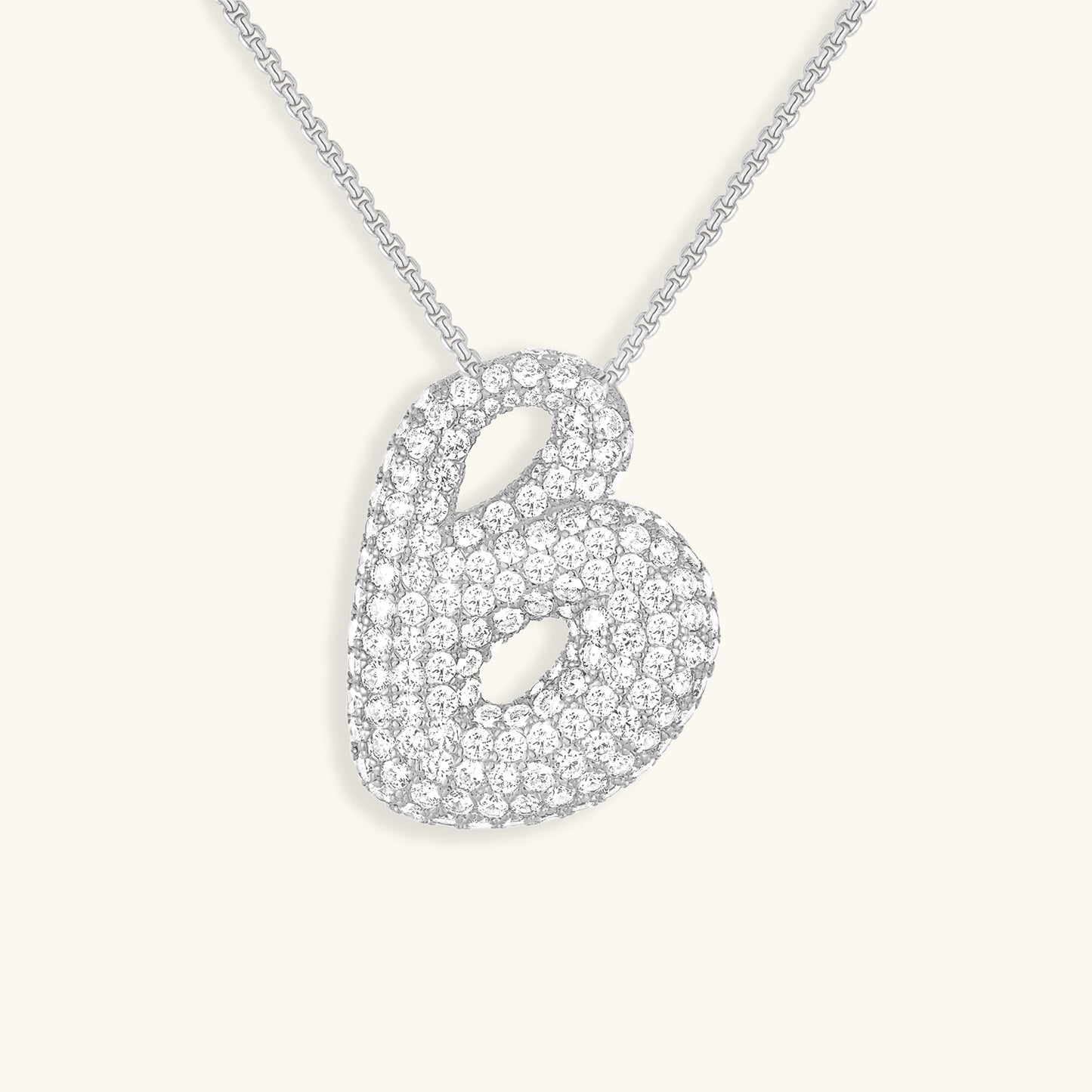 18k Gold Initial Diamond Necklace for Women – Personalized Customizable Pendant, Hypoallergenic and Waterproof - Velora