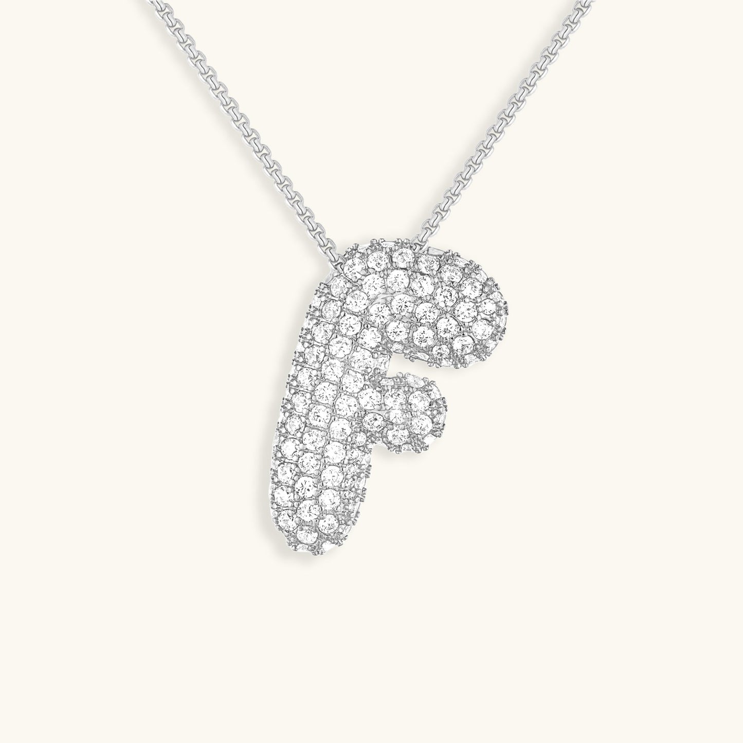 18k Gold Initial Diamond Necklace for Women – Personalized Customizable Pendant, Hypoallergenic and Waterproof - Velora