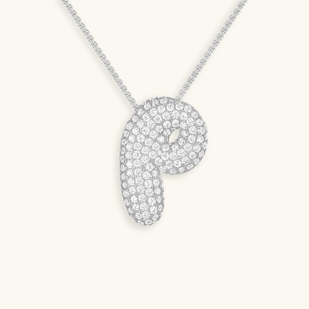 18k Gold Initial Diamond Necklace for Women – Personalized Customizable Pendant, Hypoallergenic and Waterproof - Velora