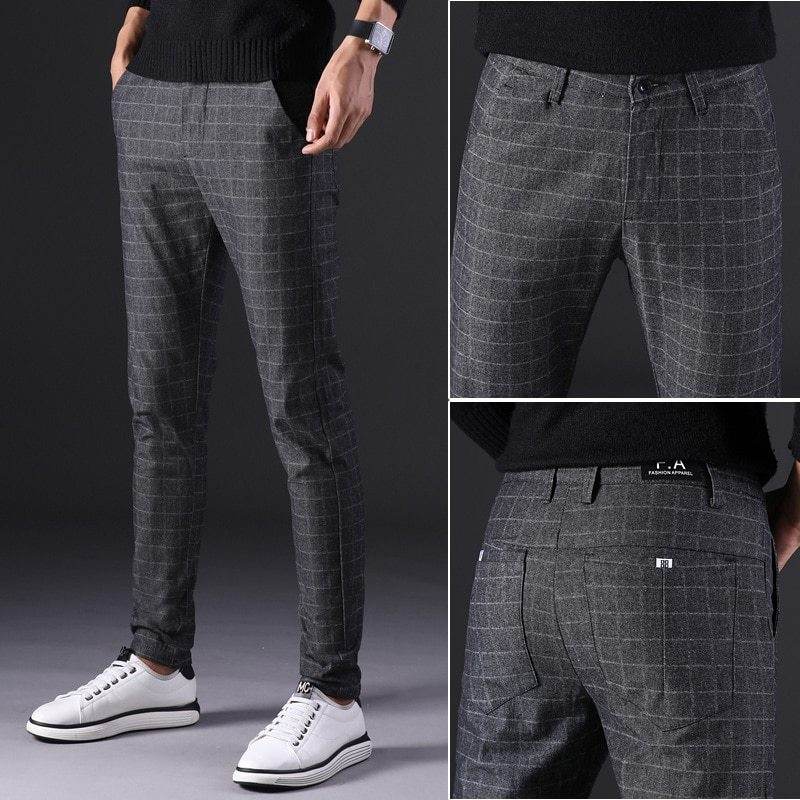 Men's Fashion And Comfort Slim Straight fit suit Trousers
