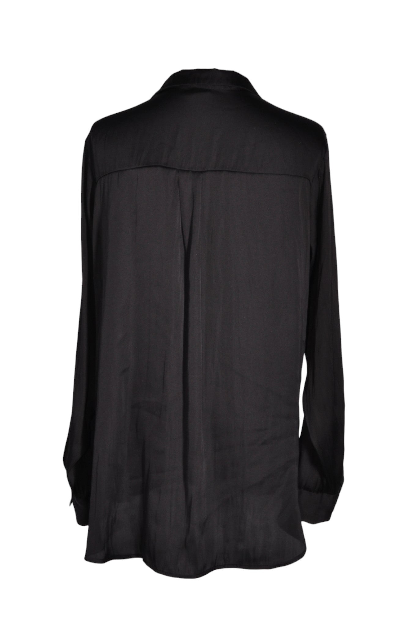 H&M Women Button Down Tops Regular fit in Black - 8 Koop