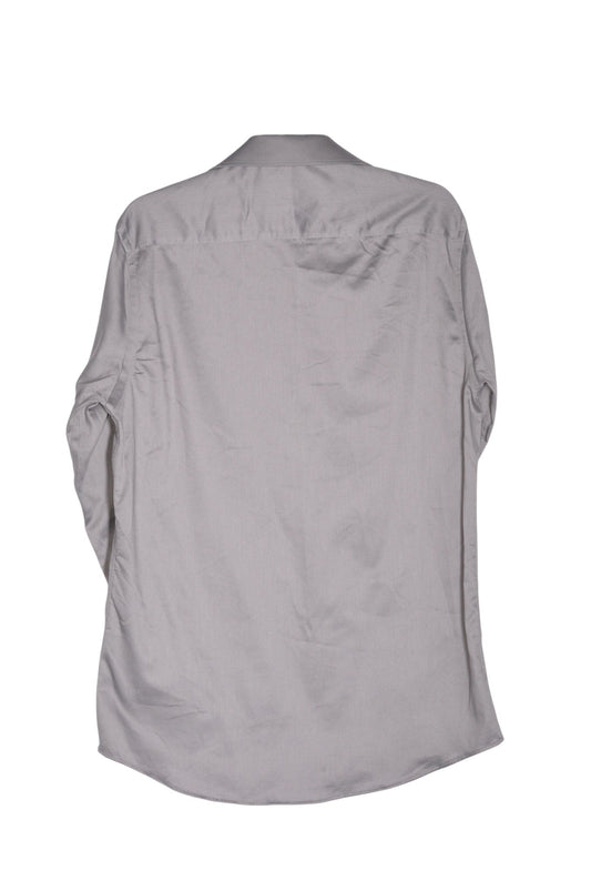 BELLISSIMO Men Button Down Tops Regular fit in Gray - L Koop