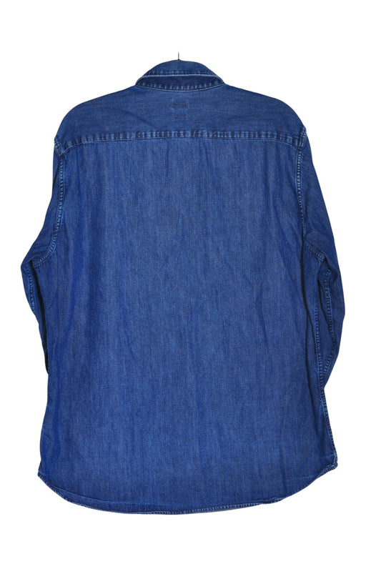 UNIQLO Men Denim Tops Regular fit in Blue - XL Koop