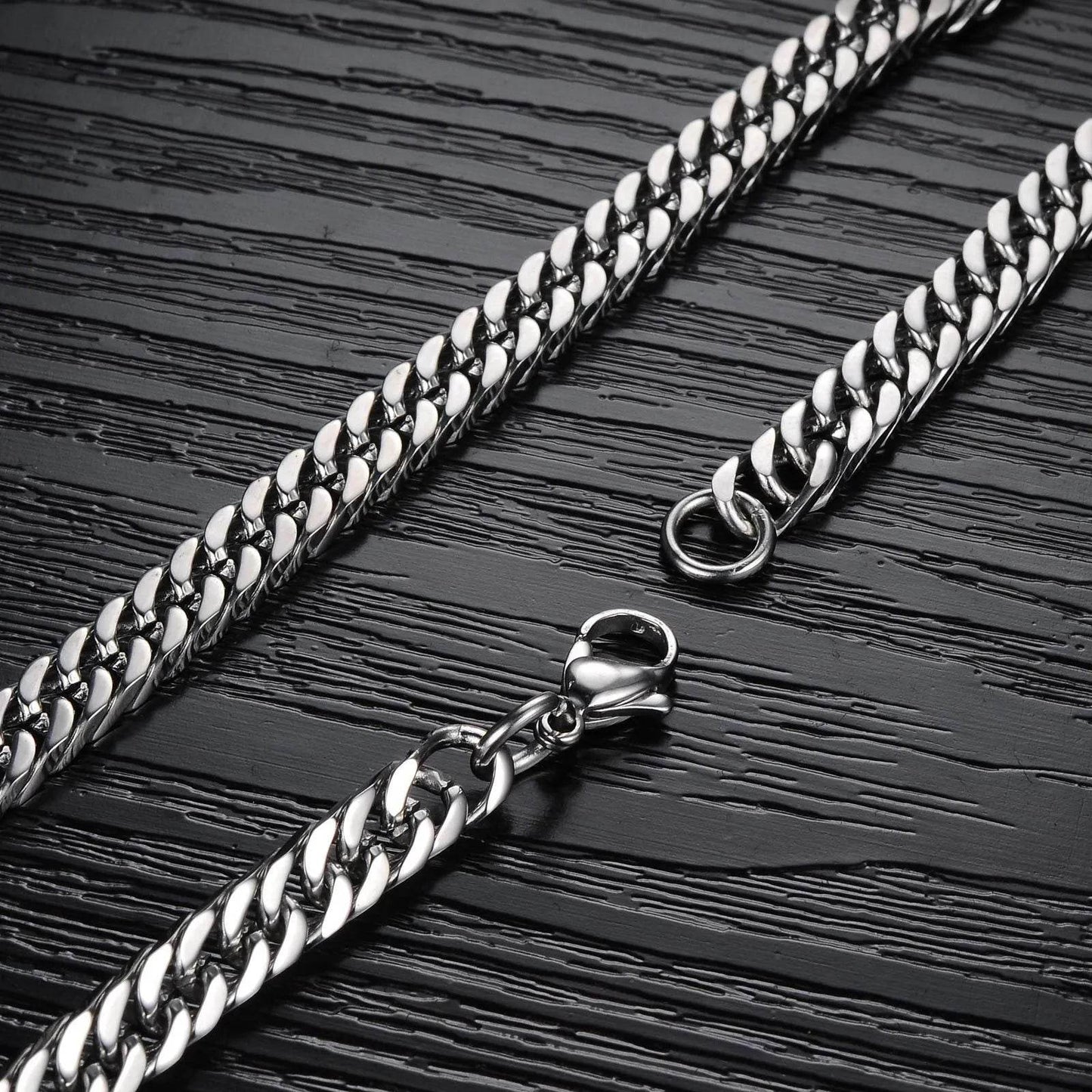 Man Necklaces Classical Stainless Steel Link Chain - Velora