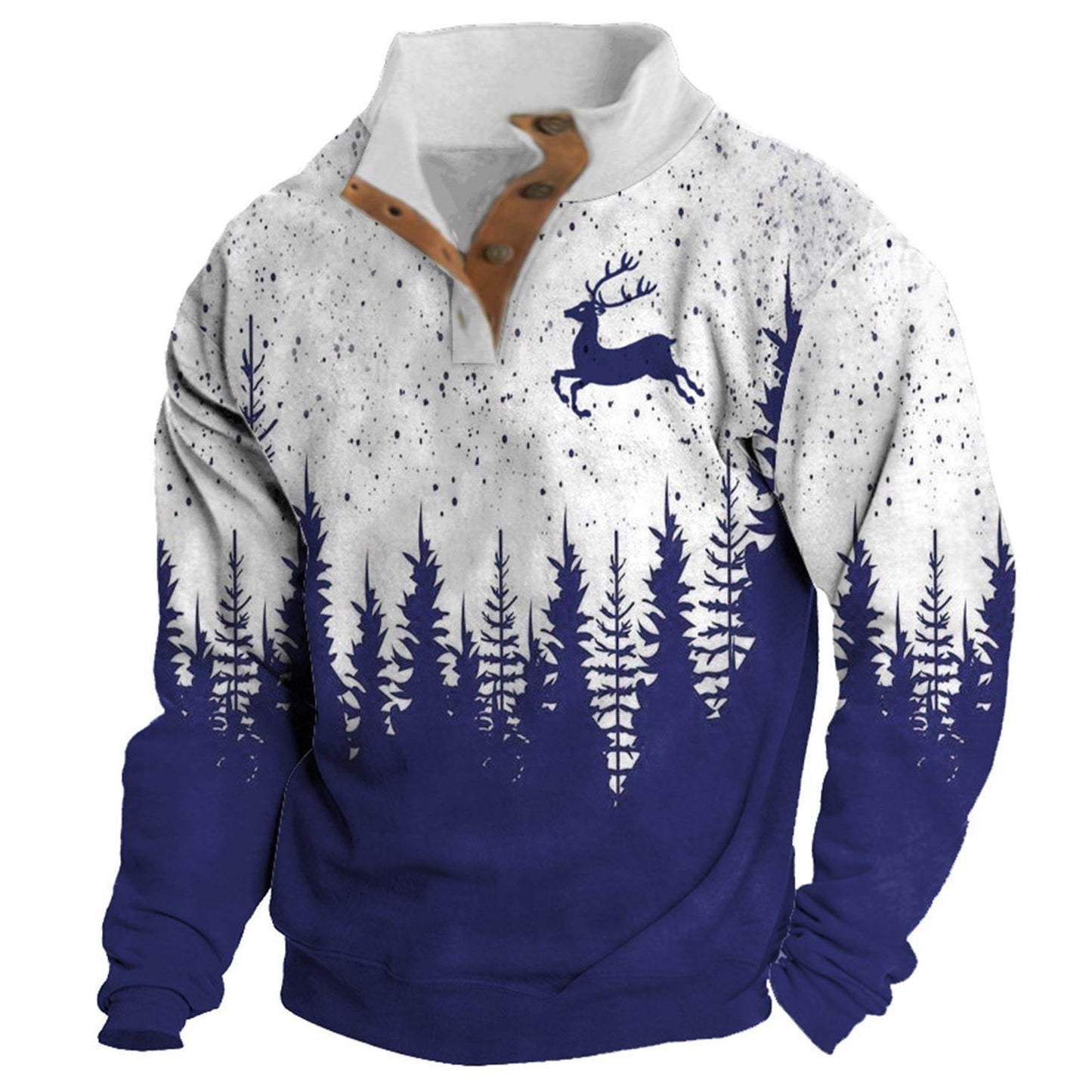 Fashion 3D Printed Men's Sweater - Velora