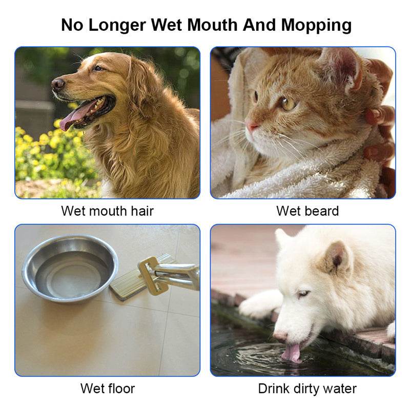 Cat Dog Water Bowl Anti Splash Design - Velora