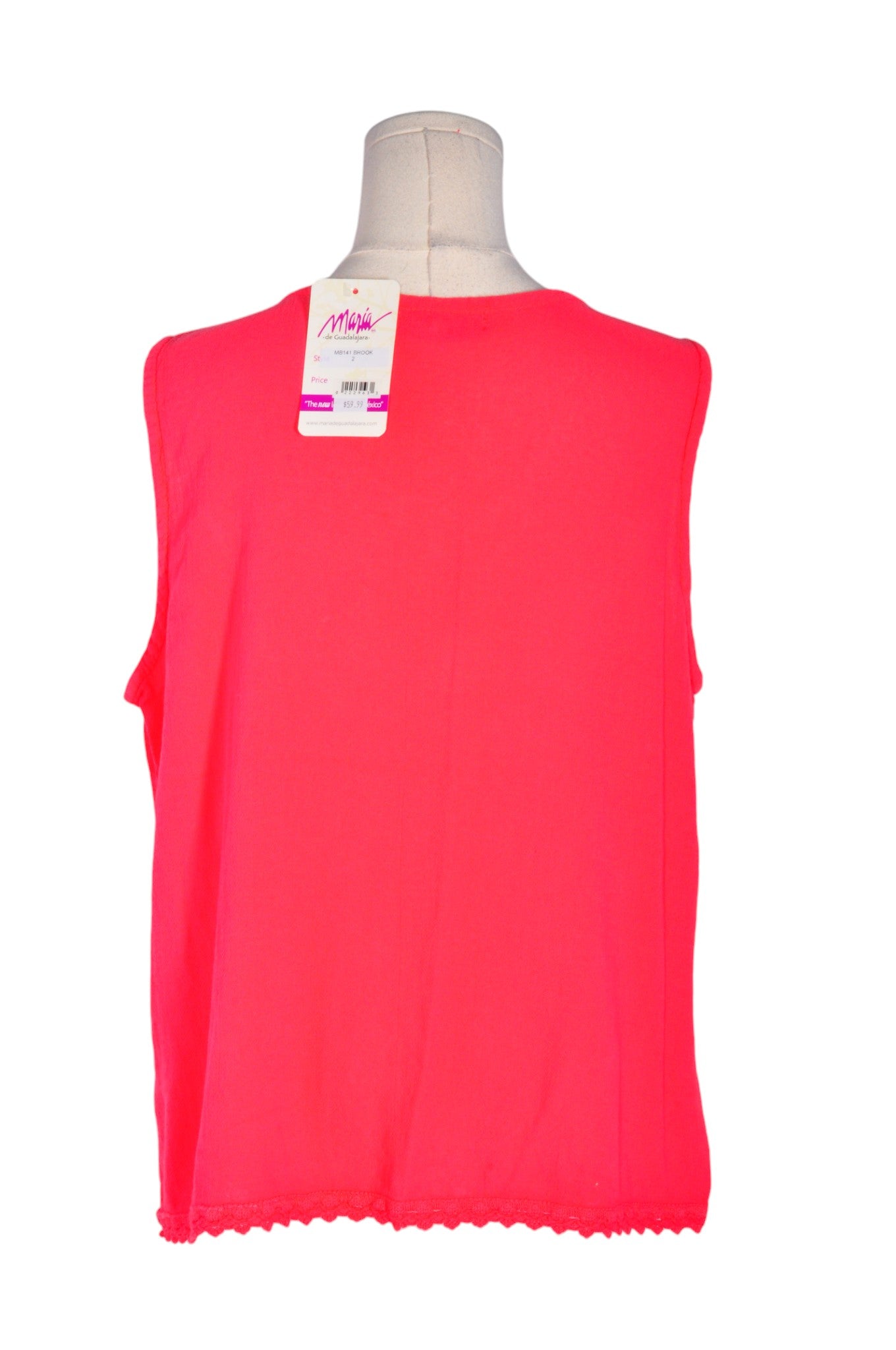 MARIA Women Tank Tops Regular fit in Red - 2 Koop