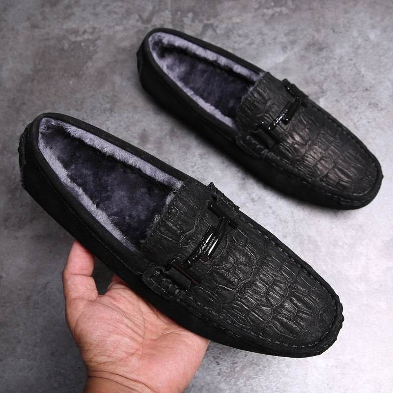 Casual Shoes Men's Peas Shoes Driving Low-Top Flat Shoes - Velora