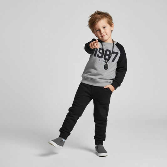 1987 Boys Joggers Set - Velora Luxury Fashion