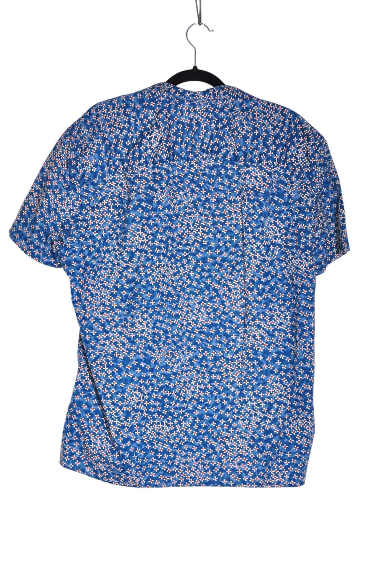 AMERICAN EAGLE Men Button Down Tops Regular fit in Blue - L