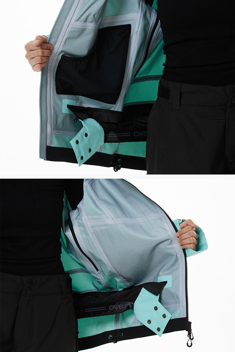 Alpha Unisex 3L Shell Snowboard Jacket - Velora