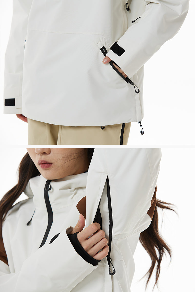 Gamma Unisex Pullover Snowboard Jacket - Velora