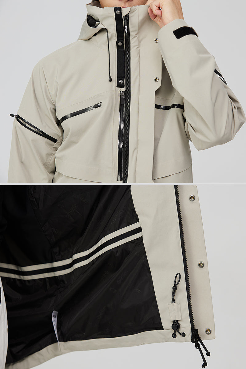 Forest Unisex Windbreaker Jacket - Velora