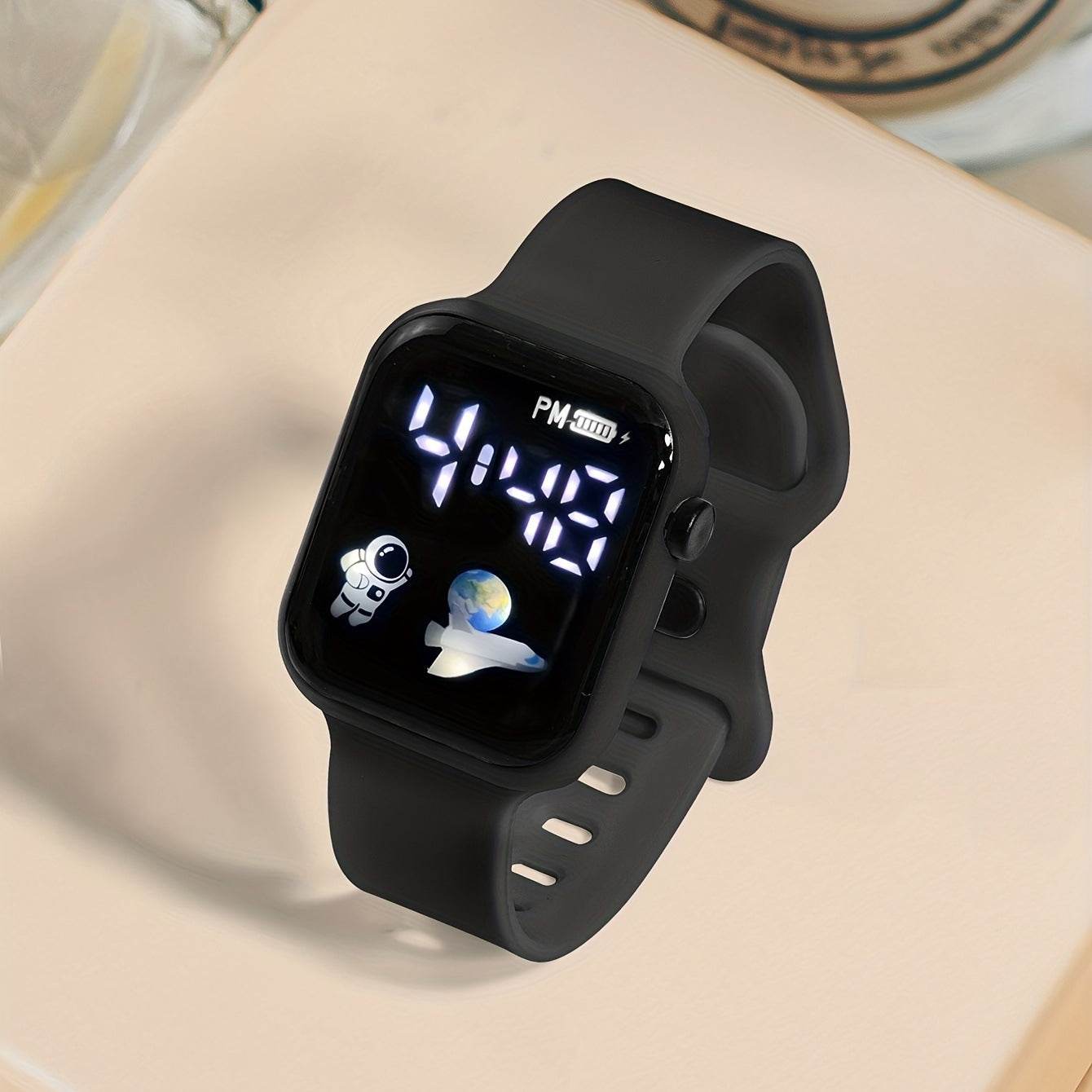 Technology Sense Good-looking Student Minimalist Fashion Waterproof Spaceman Electronic Watch - Velora