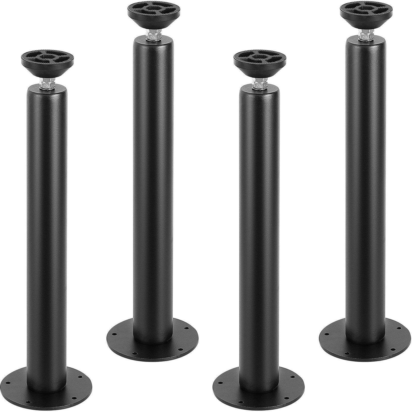 16 Inch Adjustable Desk Legs, Set Of 4 - 1200 Lbs Load Capacity. - Velora