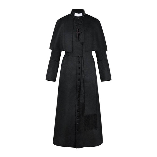 Halloween Priest Medieval Retro Cosplay Costume - Velora