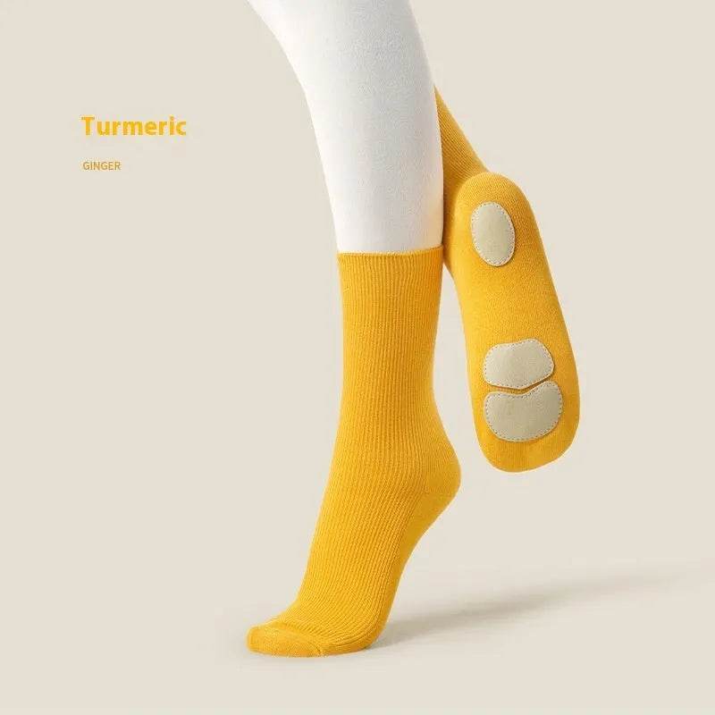 Mid Length Professional Classical Non-slip Dance Practice Socks - Velora