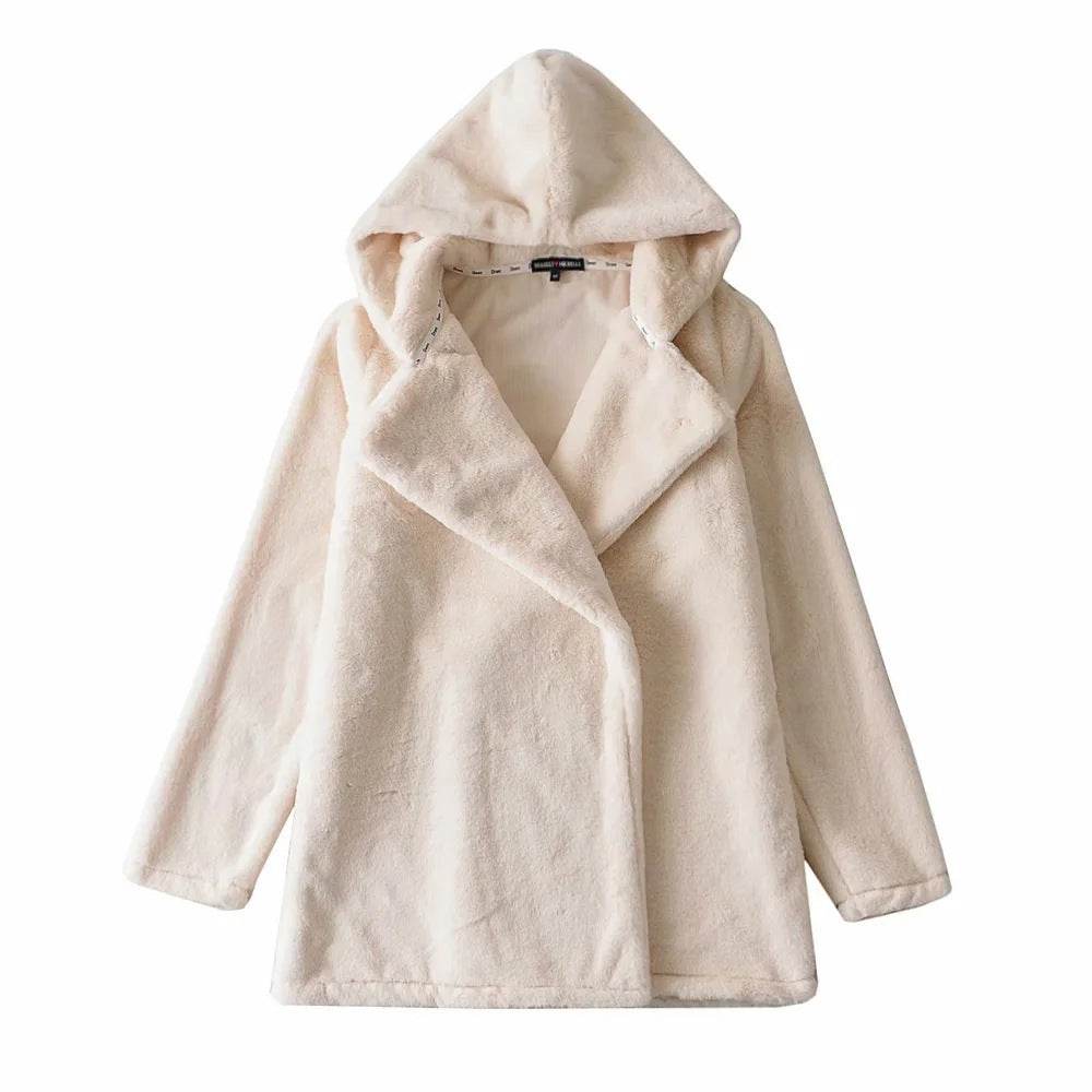 Temperament Commuter Lightly Cooked Bunny Fleece Jacket - Velora