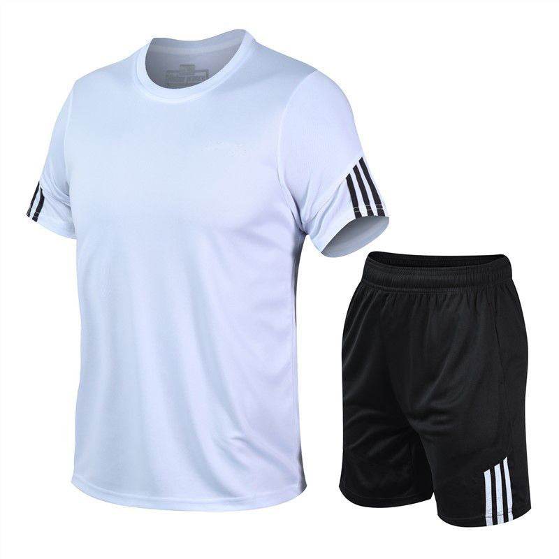 2pcs Men's Sportwear Soccer Football Active wear Fitness wear for men