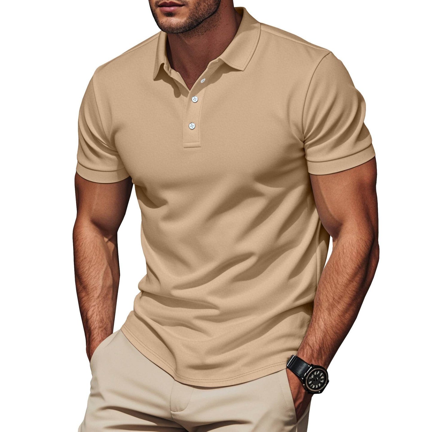 Casual British Style Summer Men's T-shirt - Velora