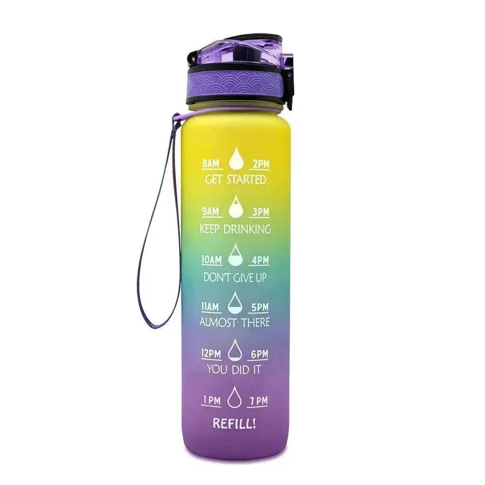 1L Tritan Hydrated Water Bottle for Sport Fitness - Velora