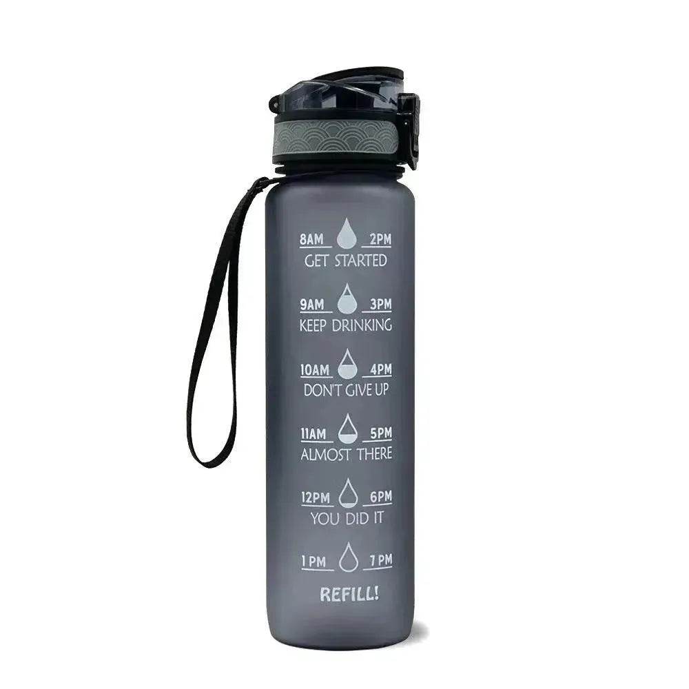 1L Tritan Hydrated Water Bottle for Sport Fitness - Velora