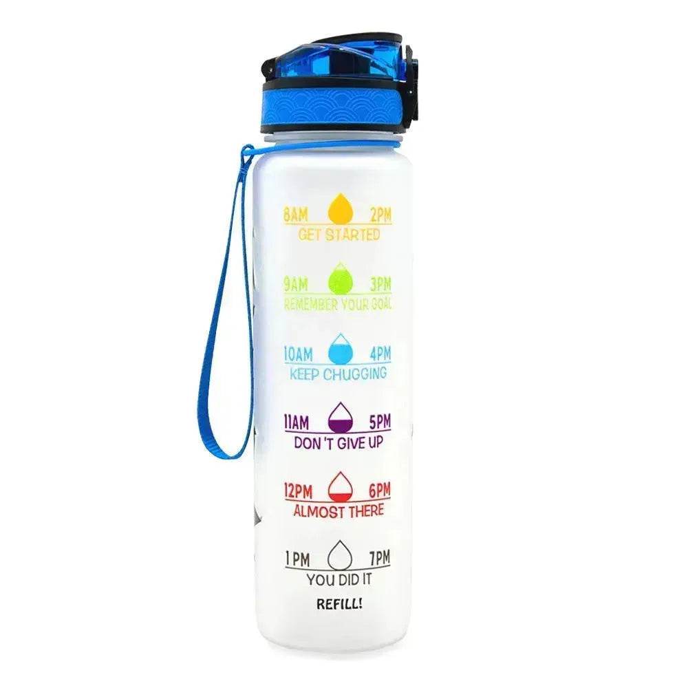 1L Tritan Hydrated Water Bottle for Sport Fitness - Velora