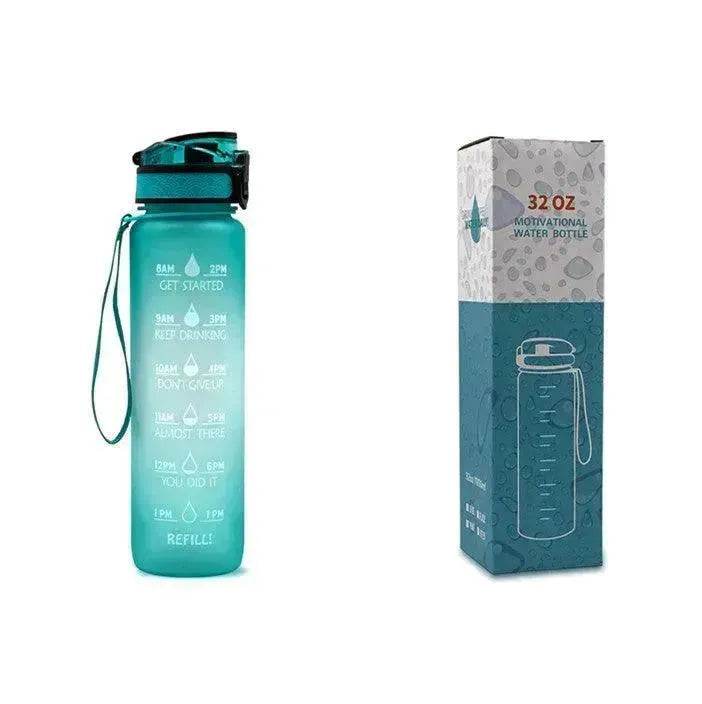 1L Tritan Hydrated Water Bottle for Sport Fitness - Velora