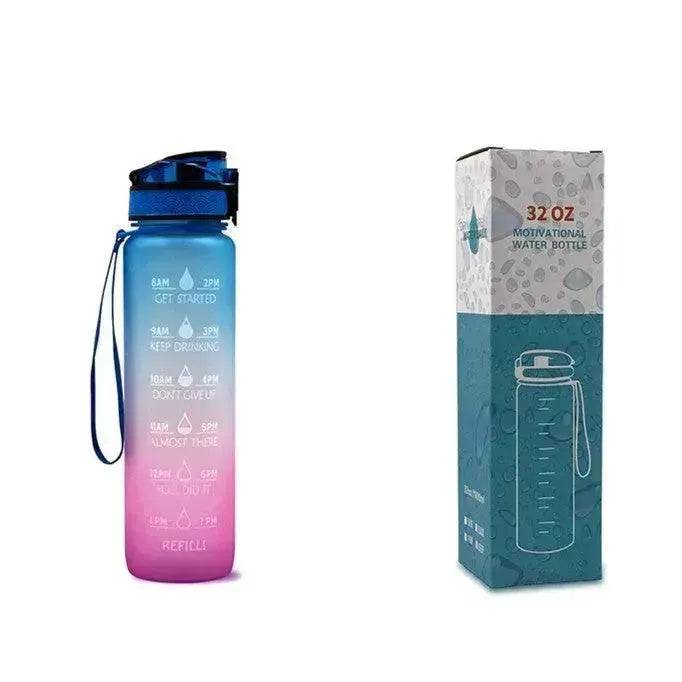 1L Tritan Hydrated Water Bottle for Sport Fitness - Velora