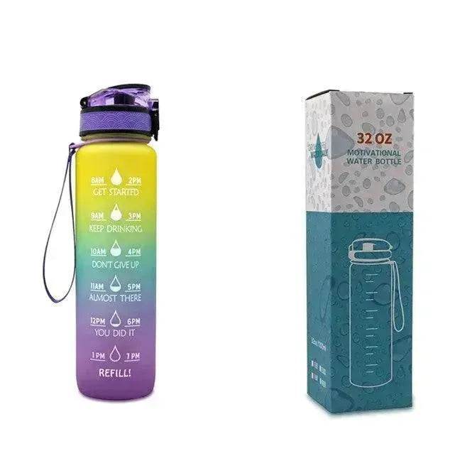 1L Tritan Hydrated Water Bottle for Sport Fitness - Velora